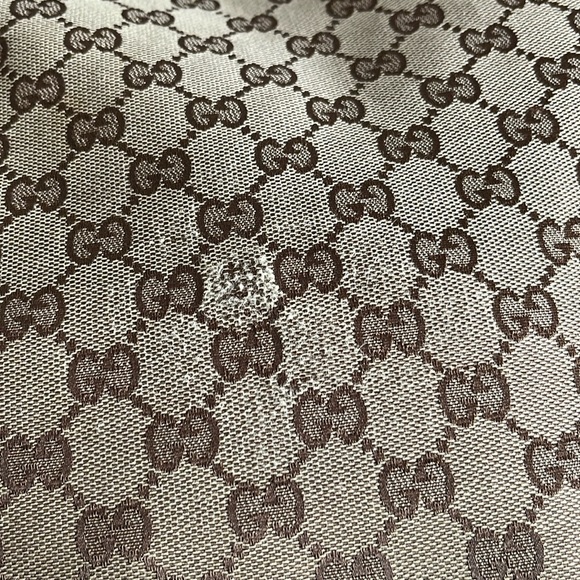 Gucci SS/05 Big Borchie Monogram Canvas Studded Shoulder Bag - Picture 8 of 13